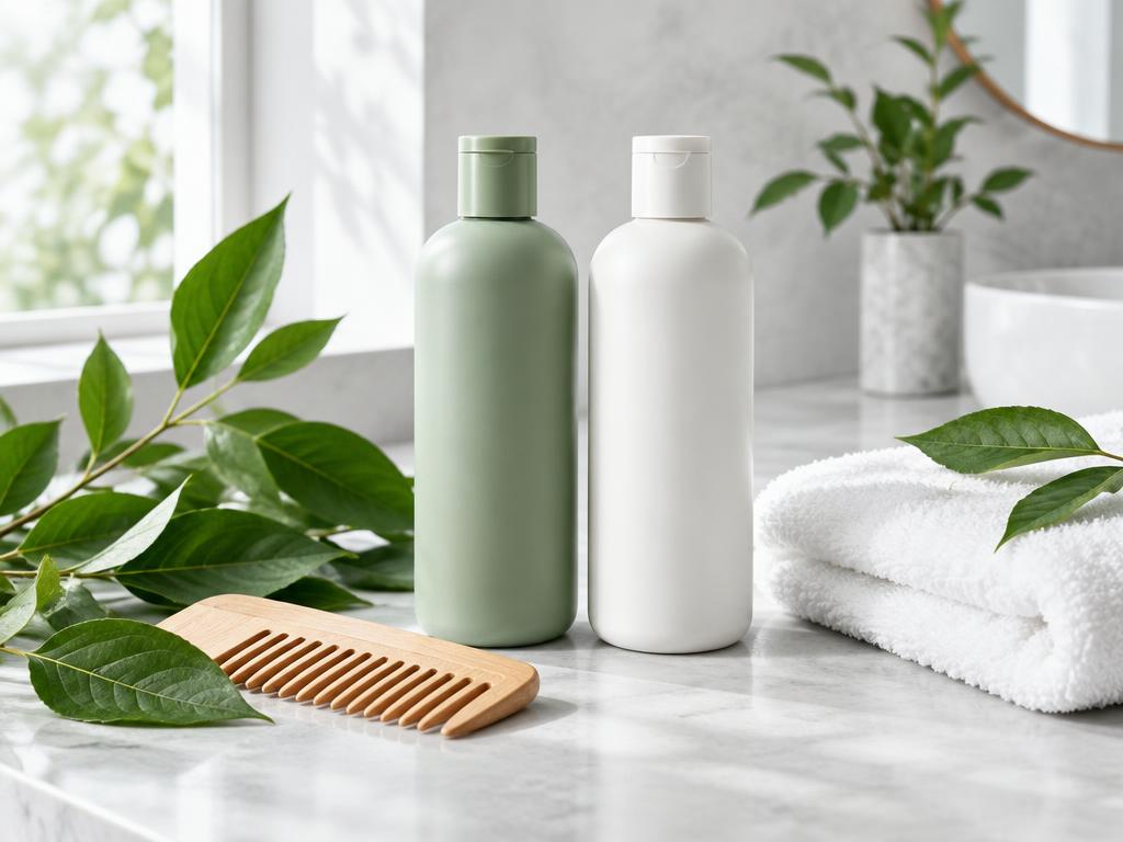 Haircare products arranged on a beauty vanity — Haircare guides at Skin Science Review